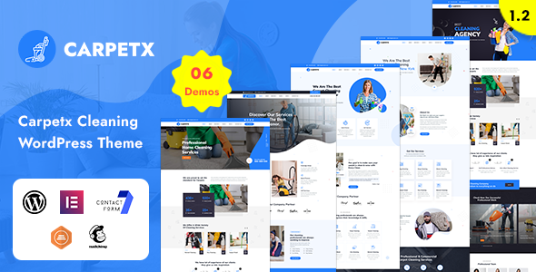 CarpetX: Cleaning Services WordPress Theme Looking to launch a stunning website for your cleaning services business? Look no further than CarpetX: Cleaning Services WordPress Theme. This premium WordPress theme is designed specifically for cleaning companies