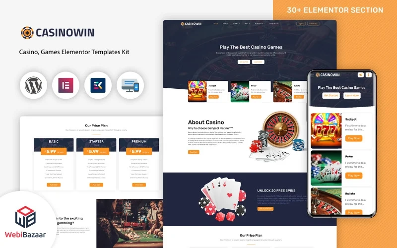 Casinowin is theme use for casino and online entertainment and is much related to online design. Online area are creator of online extra activity and much more related to users more earn money. We offer an extra solution and much more best and reliable solutions and very popular in the…