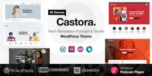 Looking for the perfect WordPress theme to kickstart your podcasting journey? Meet Castora Podcast WordPress Theme - a sleek