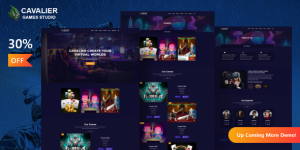 Introducing the Cavalier – Gaming Studio WordPress Theme