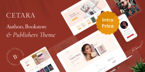 Cetara - Beautiful WordPress Theme for Authors So