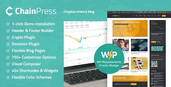 ChainPress - Financial WordPress Business Blog Theme Hey there