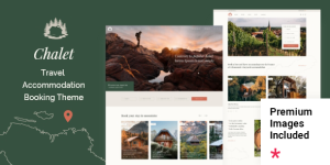 Looking for the perfect WordPress theme for your travel and accommodation website? The Chalet - Travel  Accommodation Booking WordPress Theme might just be your answer! It's designed with travel agencies