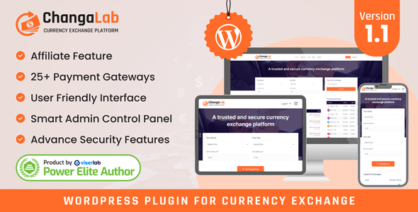 Changalab: Currency Exchange WordPress Plugin If you're looking for a way to integrate a sleek and efficient currency exchange feature into your WordPress site