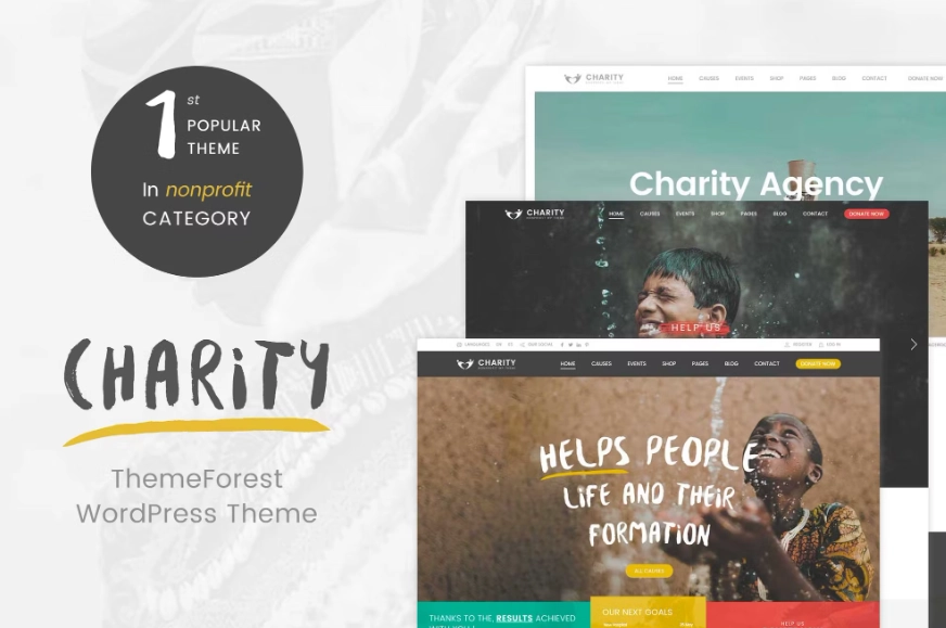 Charity WordPress Theme is a clean WordPress Charity Theme which fits for all kind of Charity