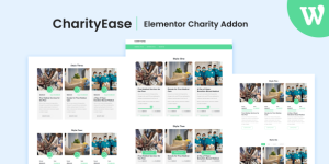 The CharityEase Elementor Addon plugin is a powerful tool designed to enhance the functionality and features of the Elementor page builder for WordPress