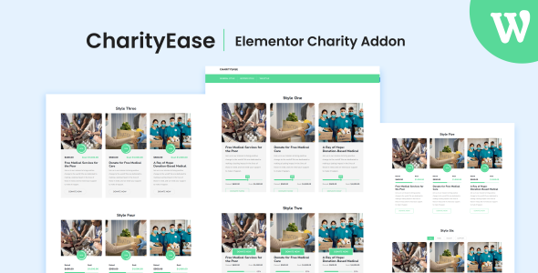 The CharityEase Elementor Addon plugin is a powerful tool designed to enhance the functionality and features of the Elementor page builder for WordPress