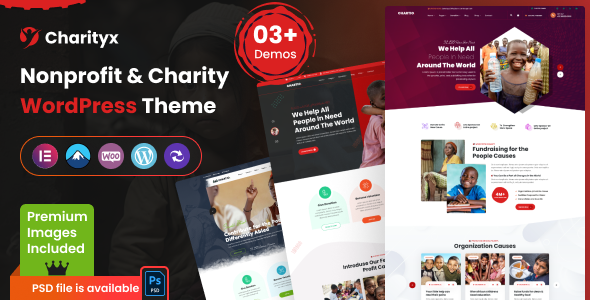 Discover CharityX: The Ultimate Charity Nonprofit WordPress Theme Are you on the lookout for a premium Charity Nonprofit WordPress Theme perfect for your organization’s website? Look no further! Introducing CharityX