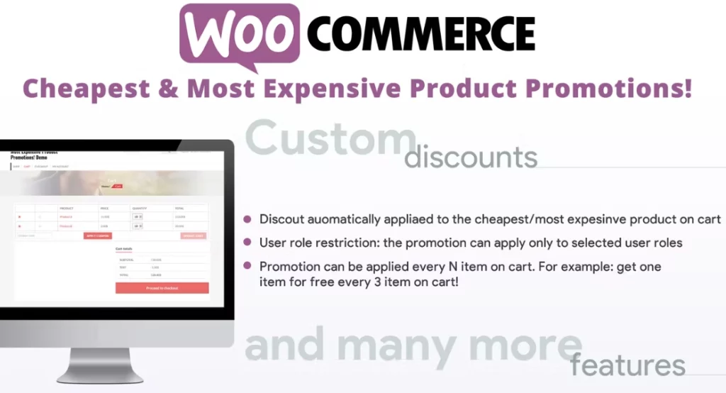 The WooCommerce Cheapest  Most Expensive Product Promotions! (WCGFI) allows you to easily create promotions to apply a discount percentage (that allows you to give it even for free!) to the most expensive or the cheapest product on the cart! THE IDEA AND HOW IT WORKS The idea behind the…