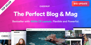 CheerUp Blog / Magazine - WordPress Blog Theme Welcome to the enchanting world of the CheerUp Blog / Magazine - WordPress Blog Theme. This theme is designed to give your blog or magazine a stunning