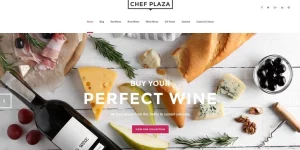 Use this modern responsive Wine Bar WooCommerce Theme to build an impressive online store selling food and drinks. Its clean design based on a light color palette will help you easily create an effective product-first shop. This theme boasts an intuitive UI oriented at user experience