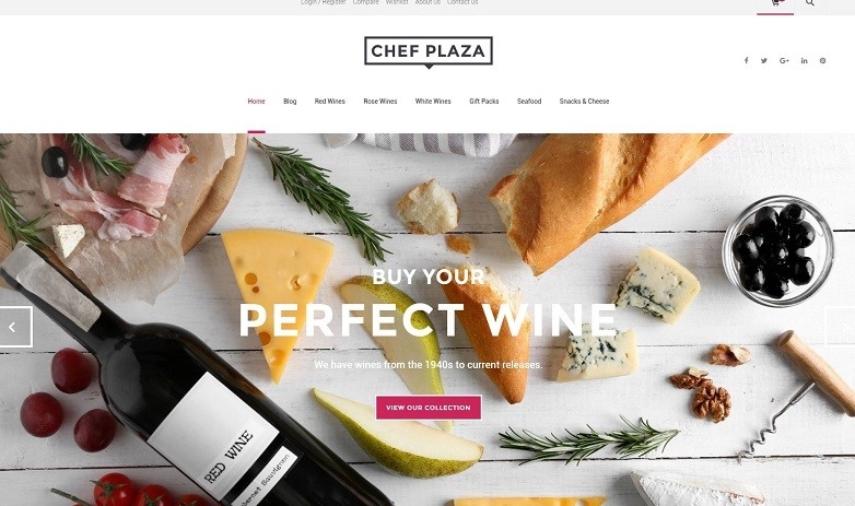 Use this modern responsive Wine Bar WooCommerce Theme to build an impressive online store selling food and drinks. Its clean design based on a light color palette will help you easily create an effective product-first shop. This theme boasts an intuitive UI oriented at user experience