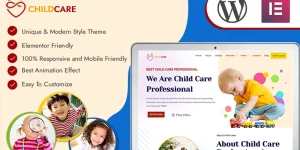 Childcare nursery template is a highly customizable WordPress template developed to offer ease to website developers. You can use this Bootstrap template to develop websites for childcare nurseries