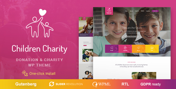 Boost your charity's online presence with this dynamic theme. Fully responsive