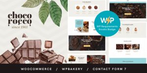 Discover ChocoRocco - the ultimate WordPress theme for chocolate businesses. Stunning design