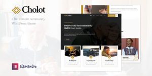 Cholot Retirement Community WordPress Theme Cholot Retirement Community WordPress Theme is a top-notch theme designed specifically for retirement communities