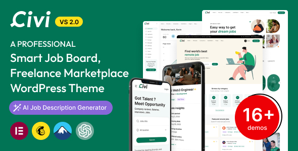 Cityo is most complex directory WordPress theme that covers the following niches: place