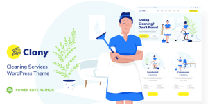 Transform your cleaning business with Clany - Cleaning Services WordPress theme! This feature-rich