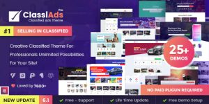 Create a standout classified ads website with Classiads WordPress theme. Customize layouts