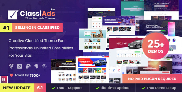 Create a standout classified ads website with Classiads WordPress theme. Customize layouts