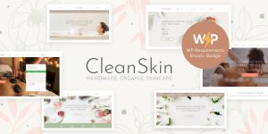 CleanSkin - Handmade Organic Soap  Natural Cosmetics Shop WordPress Theme Alright WordPress fanatics