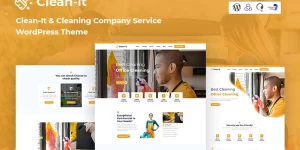 Clean It is a modern cleaning company and home Service WordPress Theme. Theme best for cleaning websites such as Labor services