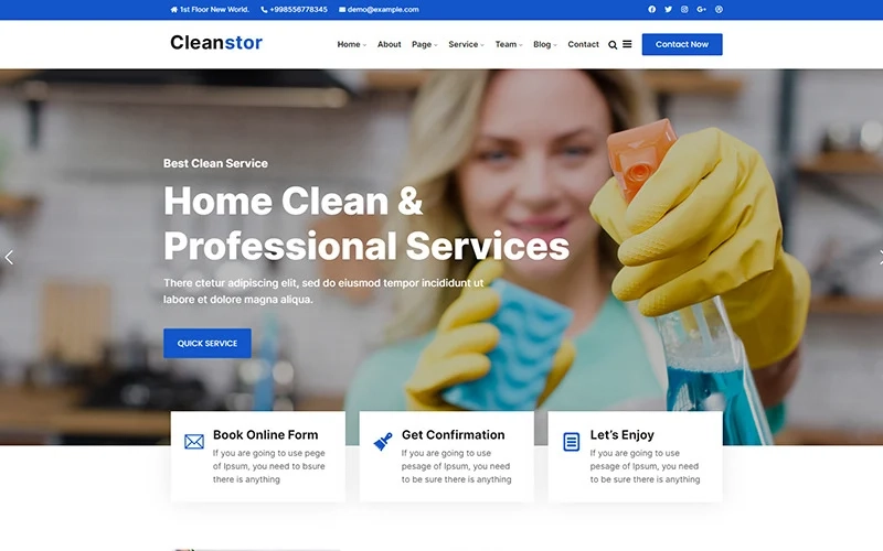 Cleanstor is a Cleaning Company Responsive WordPress Theme. The theme makes by for the cleaner and professional service. This is a professional theme for your business. The theme used Elementor page builder. this is a great page builder for the theme editor. you can do live drag and drop your…