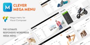 Upgrade your WordPress site with Clever Mega Menu for Visual Composer. Create stunning