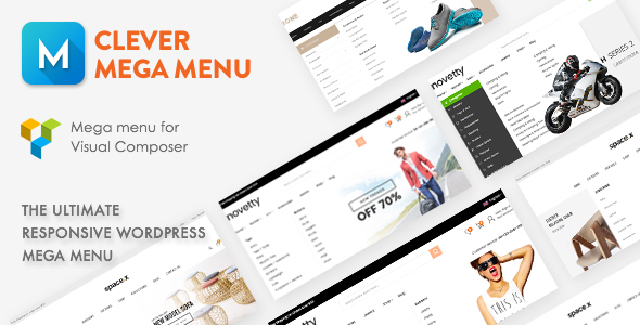 Upgrade your WordPress site with Clever Mega Menu for Visual Composer. Create stunning