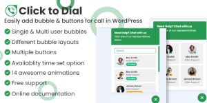 Make communication seamless on your site with the Click to Dial WordPress Plugin. Instant calls with a single click! Discover more on Bevaultx.