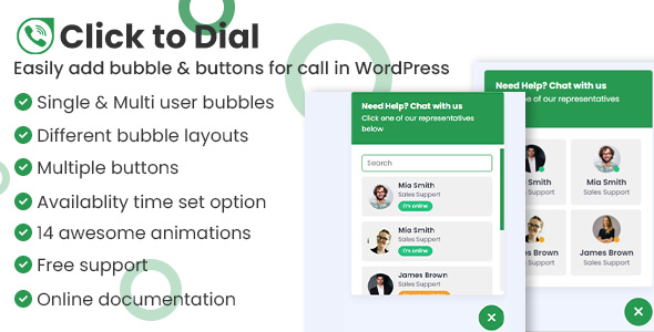 Make communication seamless on your site with the Click to Dial WordPress Plugin. Instant calls with a single click! Discover more on Bevaultx.