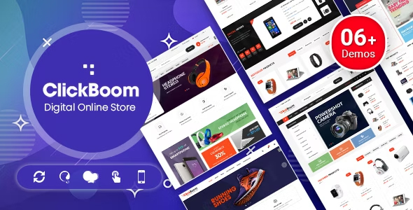 Clickboom is professional WooCommerce WordPress theme built with Bootstrap and powered by WPBakery Page Builder. The theme is ideal for any kind of shopping store