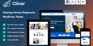 Discover Clinar – the ultimate Maintenance and Cleaning Service Responsive WordPress Theme! With its sleek design