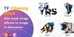 Transform your Elementor designs with the Clipping Mask addon! Create stunning image effects using over 12 pre-made masks or upload your own SVG/PNG. Enjoy unlimited design options