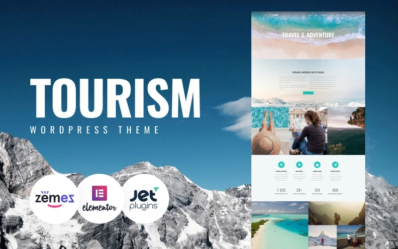 Closez is a nice theme for presenting your travel agency in the most exciting way. You will inform visitors about available tours and destinations