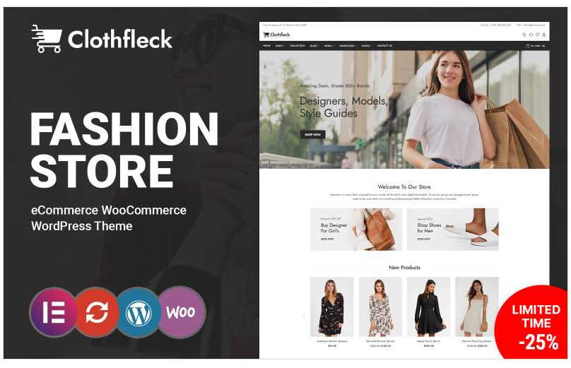 Discover the Clothfleck Fashion Designer Clothes WooCommerce Theme