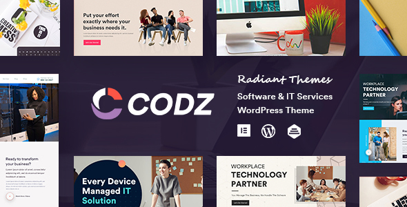 Boost your online presence with Codz - Software  IT Services Theme