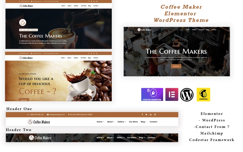 Coffeemaker is the special ingredient you’ve been missing that will help you build an irresistible Coffee Shop website Which will be solve your expectation. The Coffee Maker theme you can use for Coffee Shop