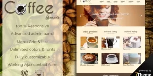 Coffee is a beautiful WordPress coffee bar theme. You can use it for a coffee bar