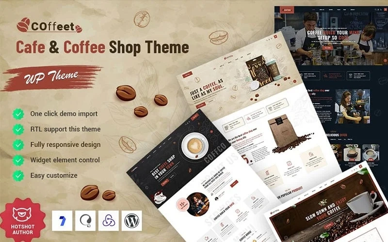 Coffeet is excellent for your cafe  coffee shop on the web. Employing this template