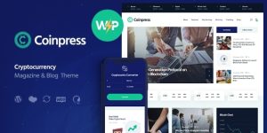 Coinpress is a multi-purpose CryptoCurrency WordPress Theme. It is powerful