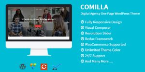 In search of the perfect theme for your digital agency site? Look no further than the crisp and modern Comilla - Digital Agency One Page WordPress Theme. It's designed to captivate and convert