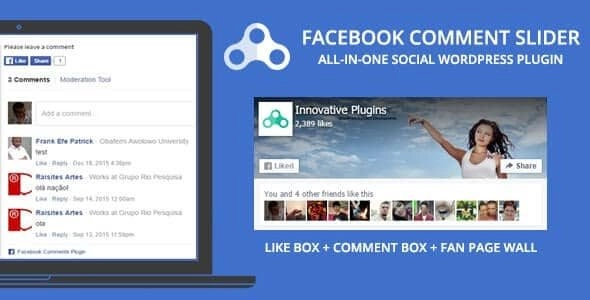 Boost your WordPress site with the Facebook Comment Slider plugin! This all-in-one tool features a modern comment box