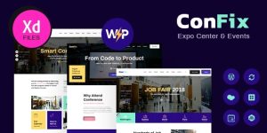 Create stunning event websites with Confix - Expo  Events WordPress Theme. Modern design