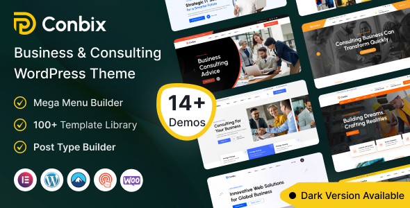 Conbix – Business Consulting WordPress Theme is a powerful and versatile theme that is designed specifically for businesses and organizations in the consulting and advisory industry. With its clean and modern design