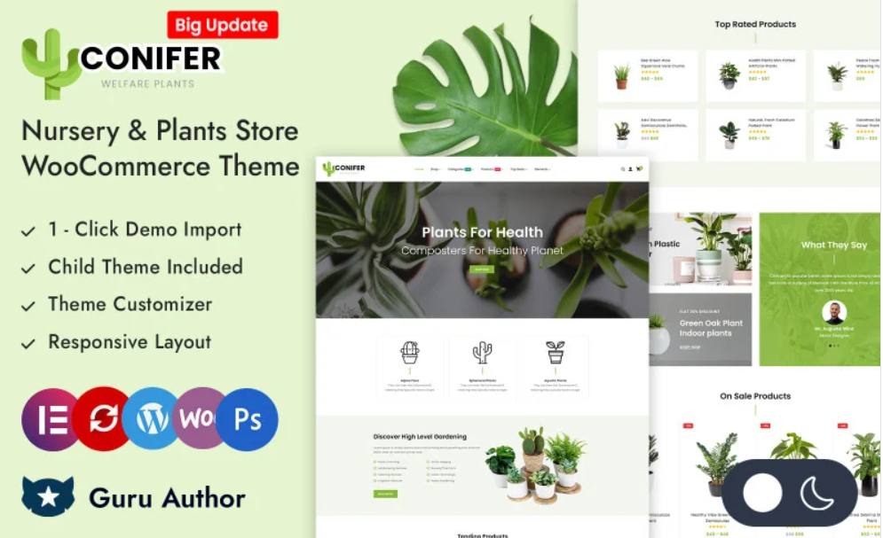 Discover the Conifer Plant Store WooCommerce Theme