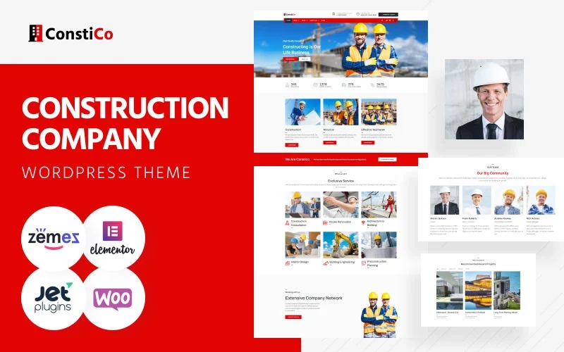 Perfectly equipped theme ready for use in Construction is Constico! Crafted with attention to details and functionality this theme contains a bundle of top-notch plugins which enhance your website with various features. With Constico you will be able to manage and customize your content with powerful drag and drop Elementor…