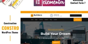 Here is Constro comes in a top-notch toolkit ideal for constructing your site. Constro is real construction website. It is made by Elementor Page Builder which is very easy to use customize from your frontend area. It is drag drop elements. If you are very new for wordpress don't worry…