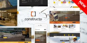 Constructo is focused on building pages in construction company niches. We included 11 fully one click installable demos