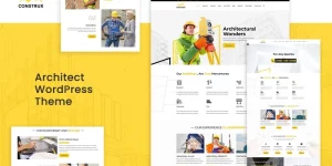 Construx is a WordPress Construction Theme designed exclusively for websites in the construction business. Its speed and power will make creating and maintaining a website a breeze. And because of its many premium features